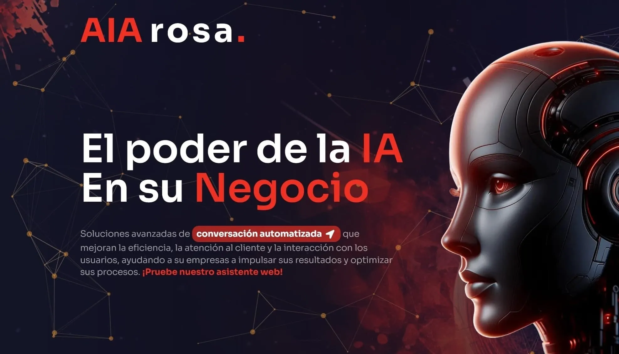 Proyecto AIArosa de Ruben Romera - Landing page con Next.js para soluciones de IA